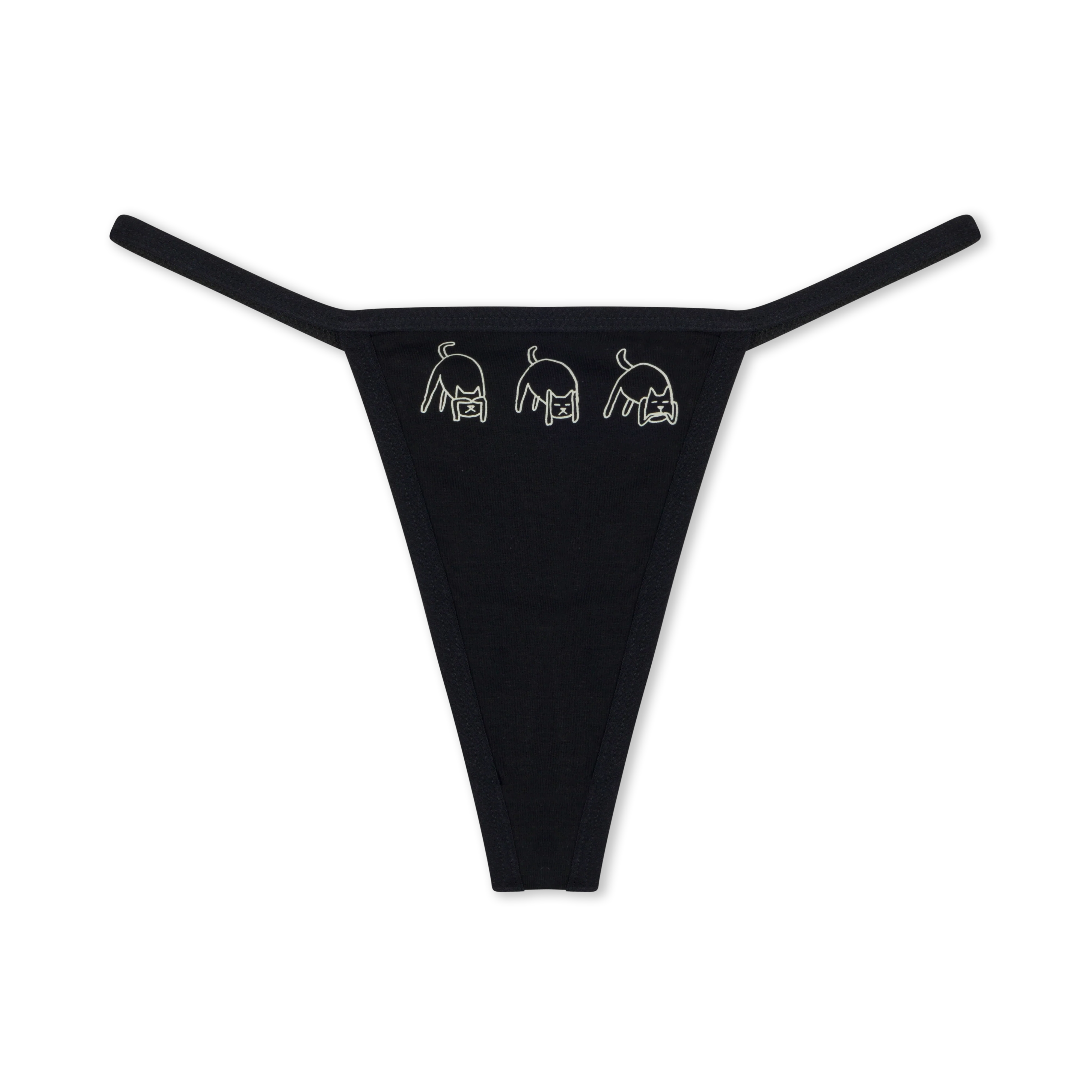 Image of Blonded Thong (Black)