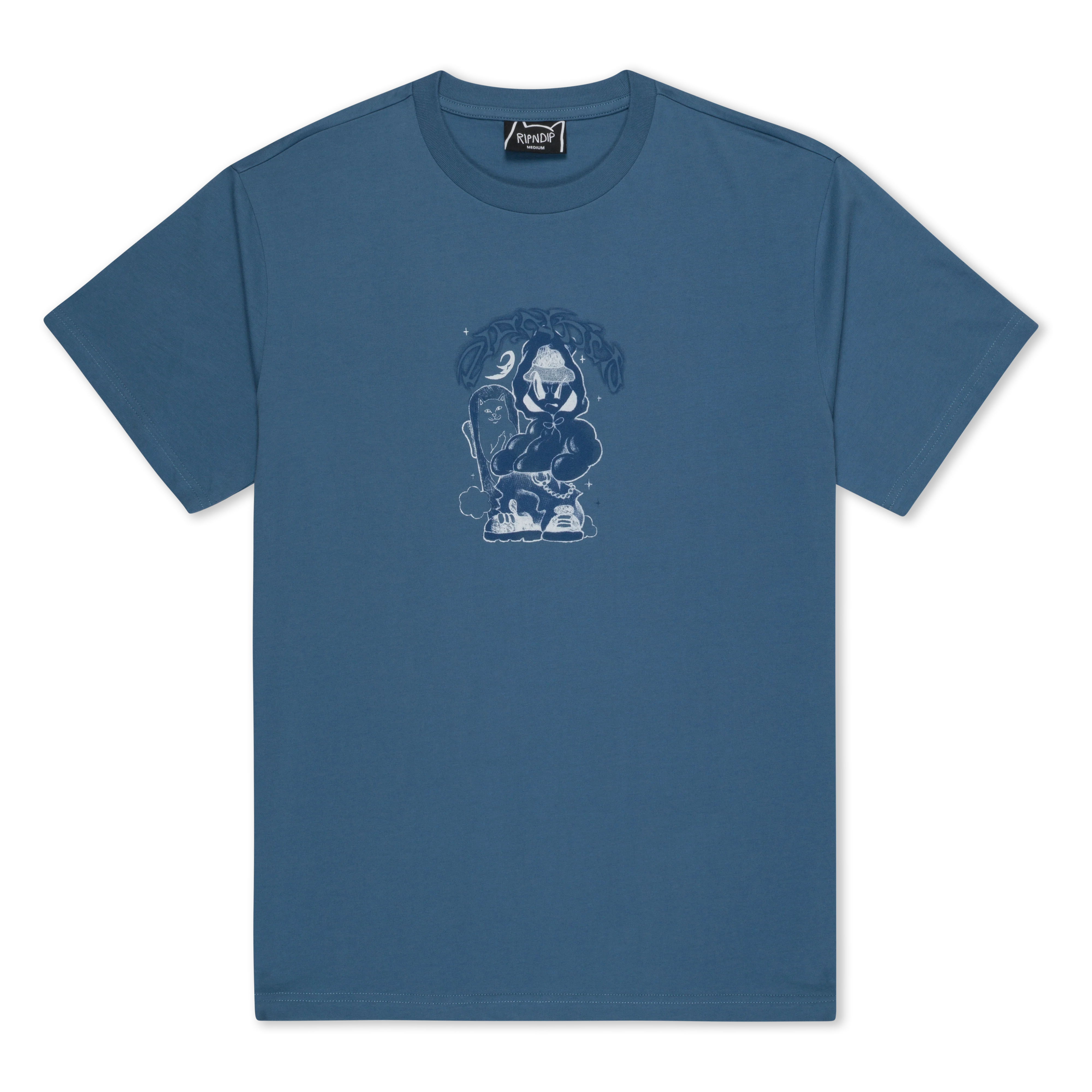 Image of What? Tee (Blue)
