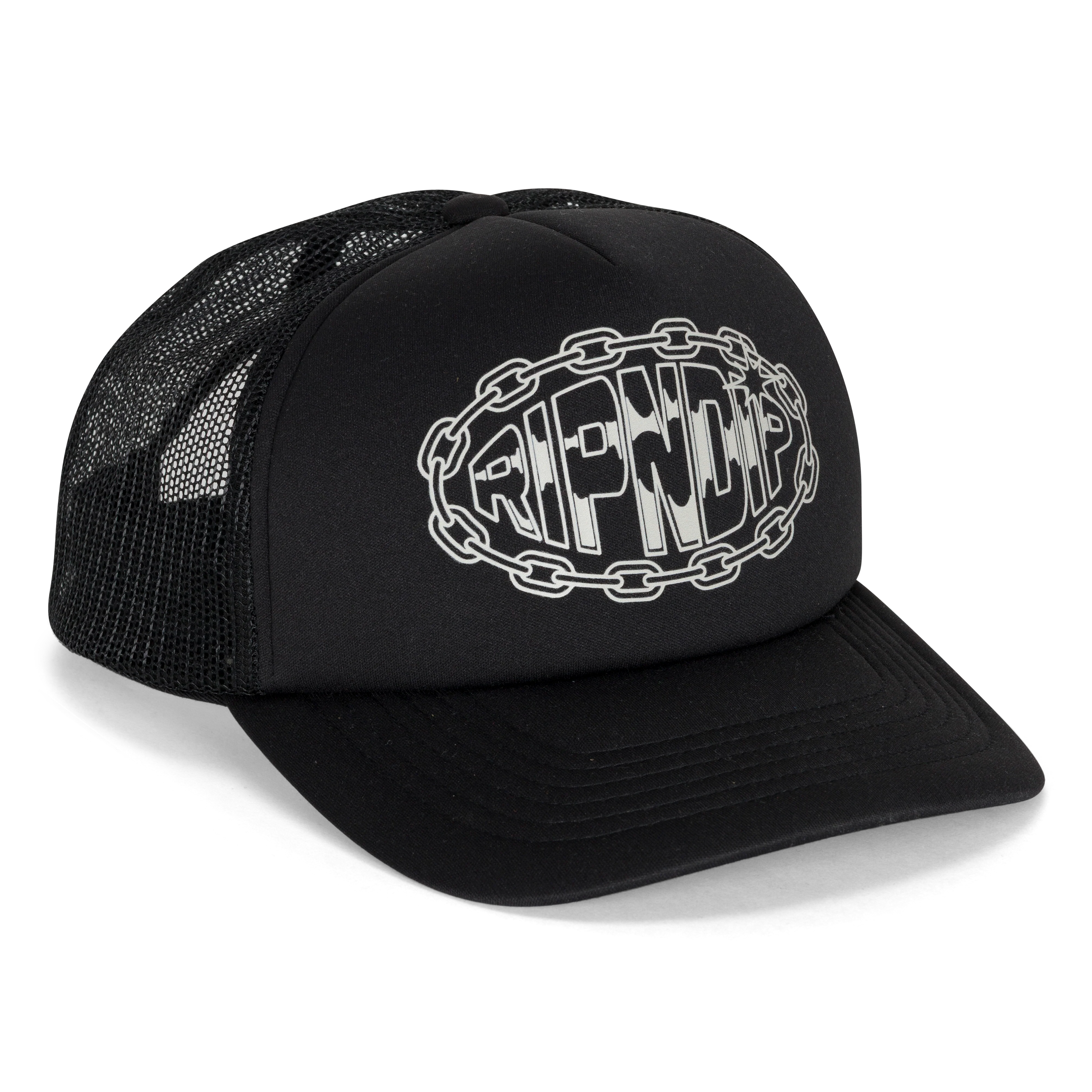Image of Linked Up Trucker Hat (Black)