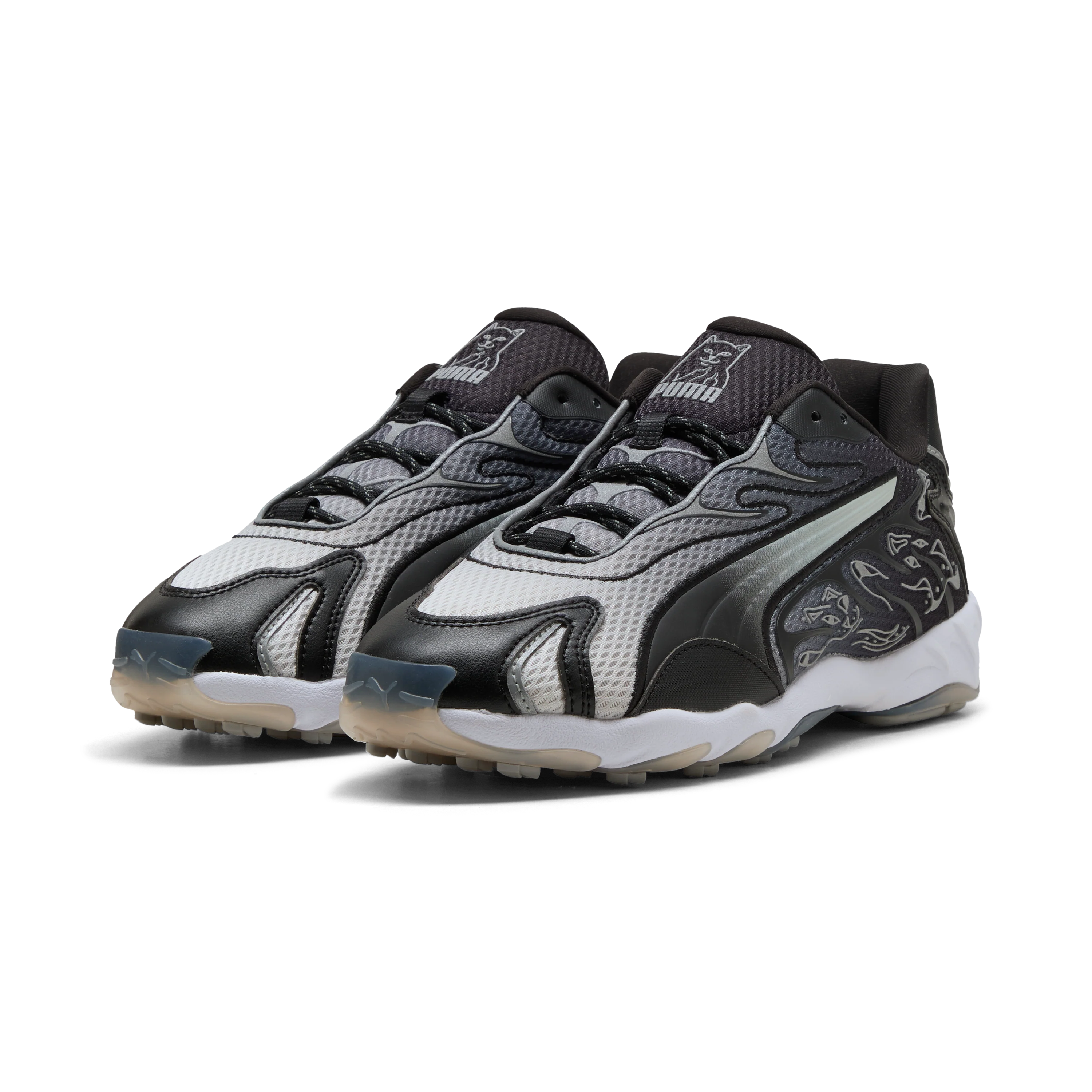 Image of Inhale (Black-Puma Silver)