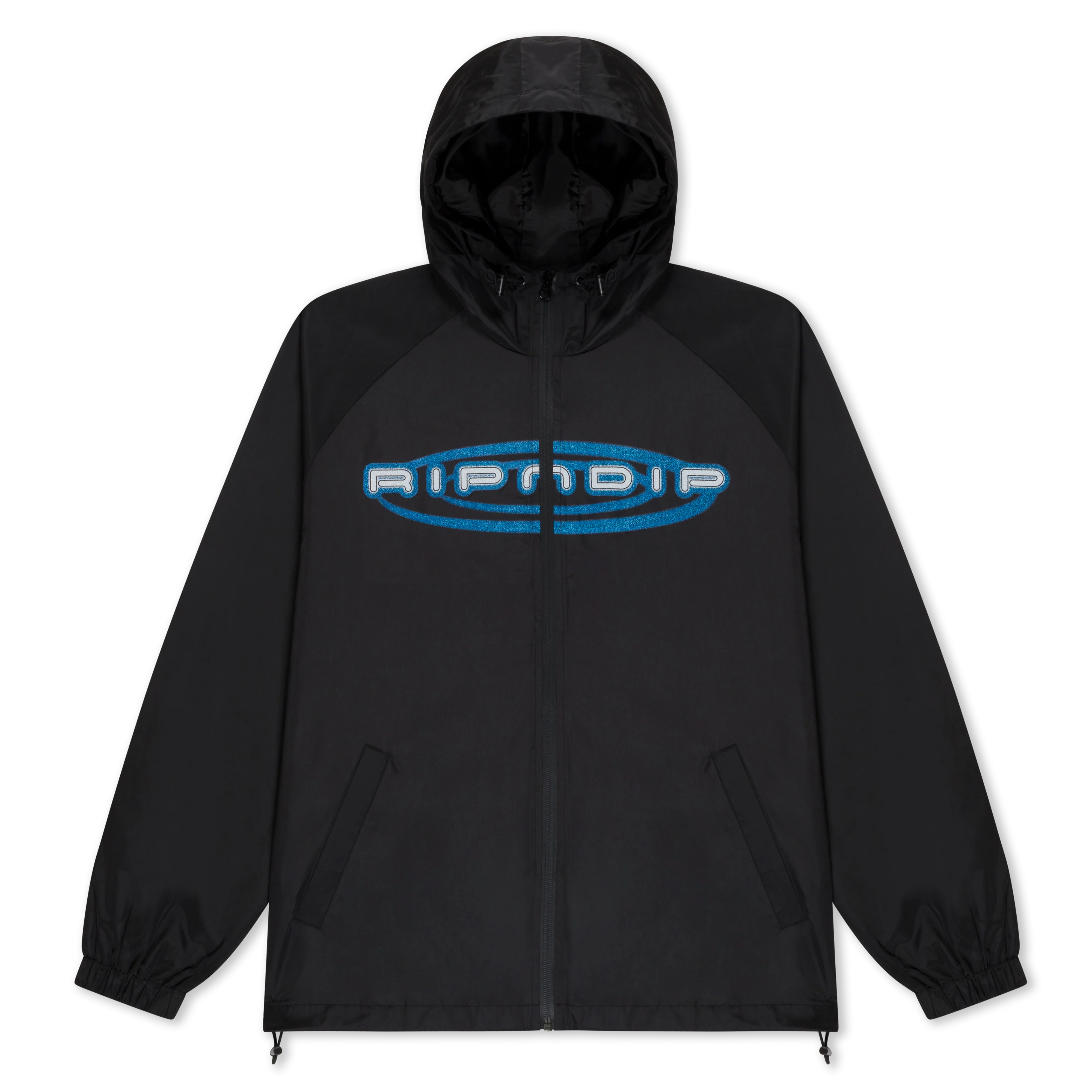 Image of Otis Zip Up Hooded Jacket (Black)