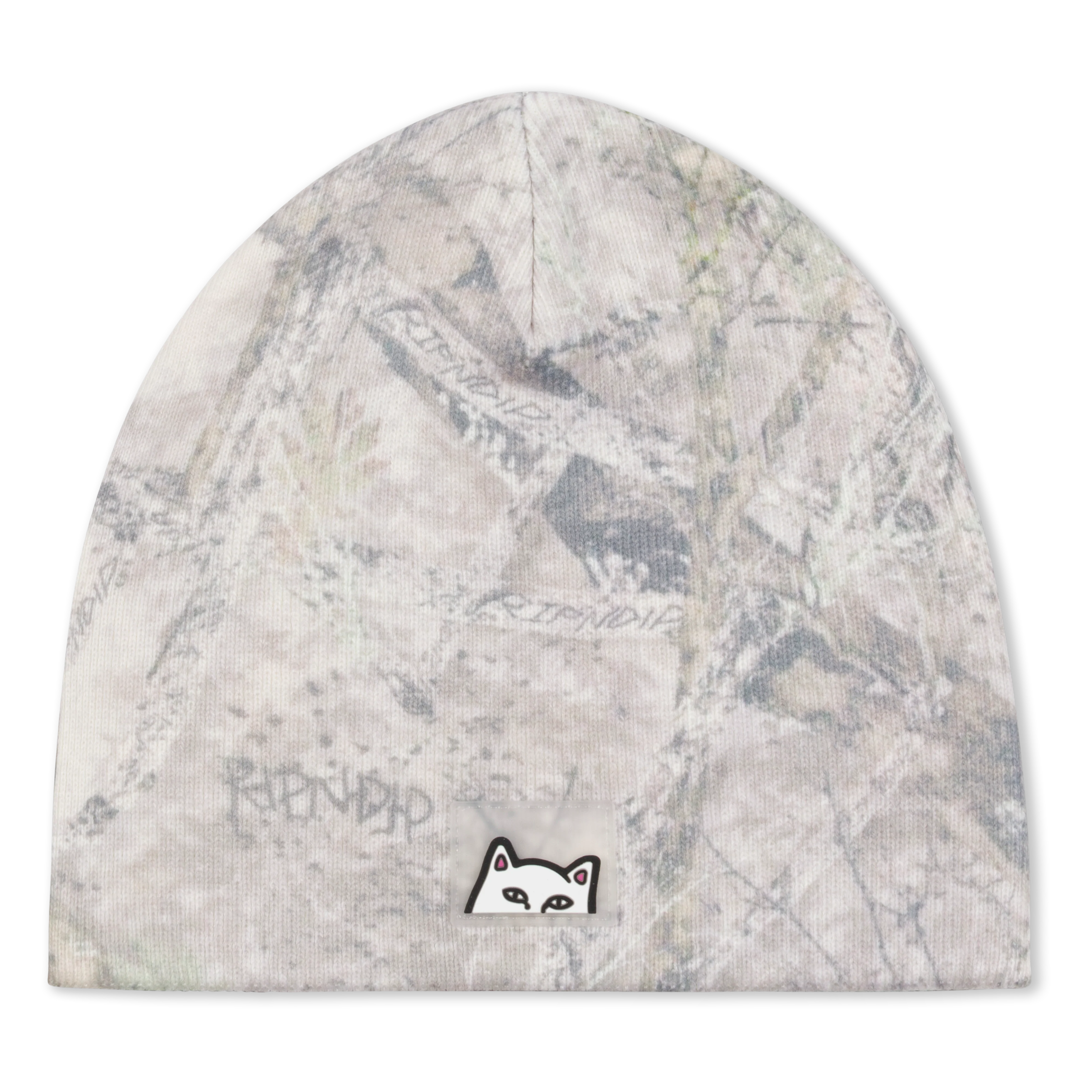 Image of Peeking Nermal Skull Beanie (Nerm Tree Camo)