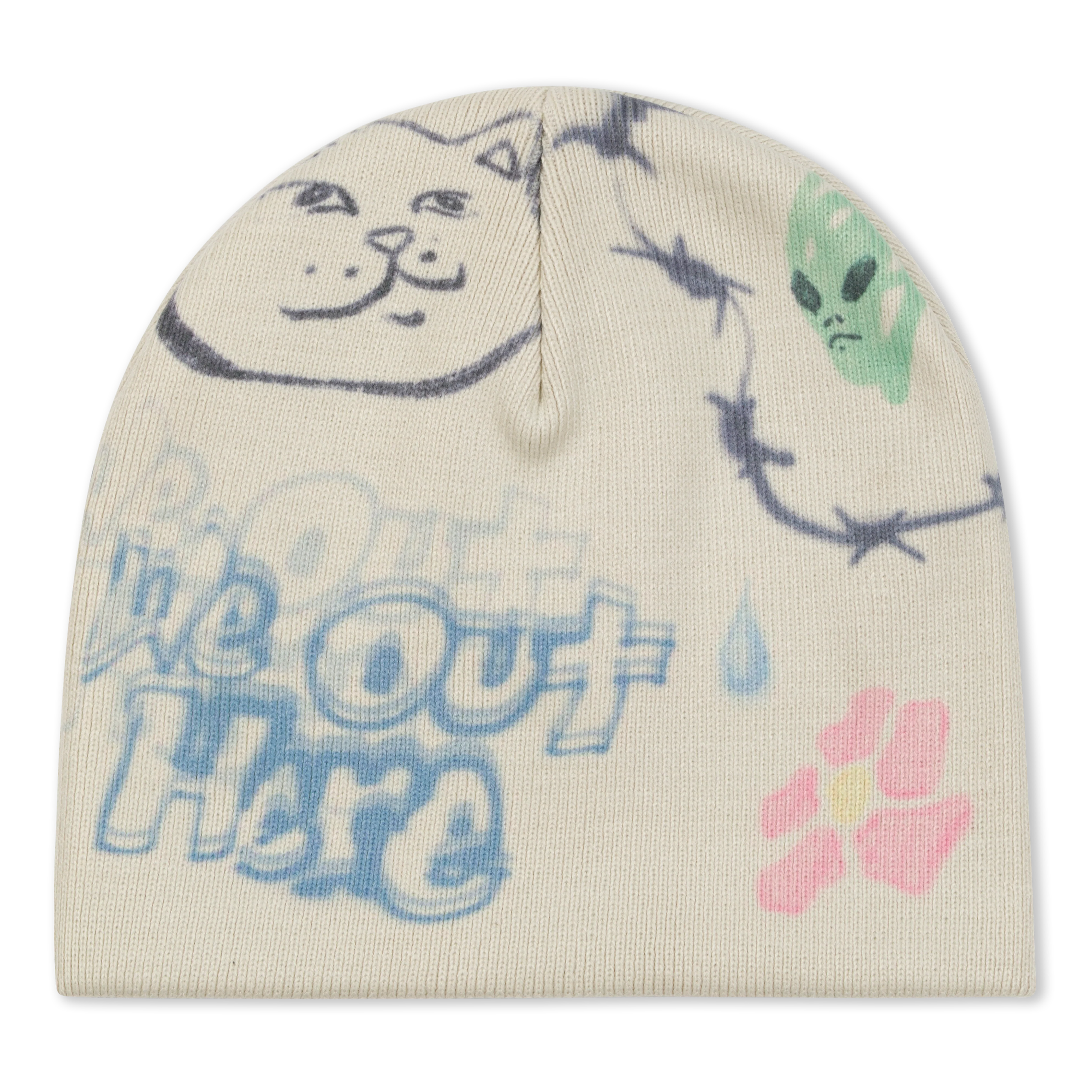 Image of Goosebumps Skull Beanie (Bone)
