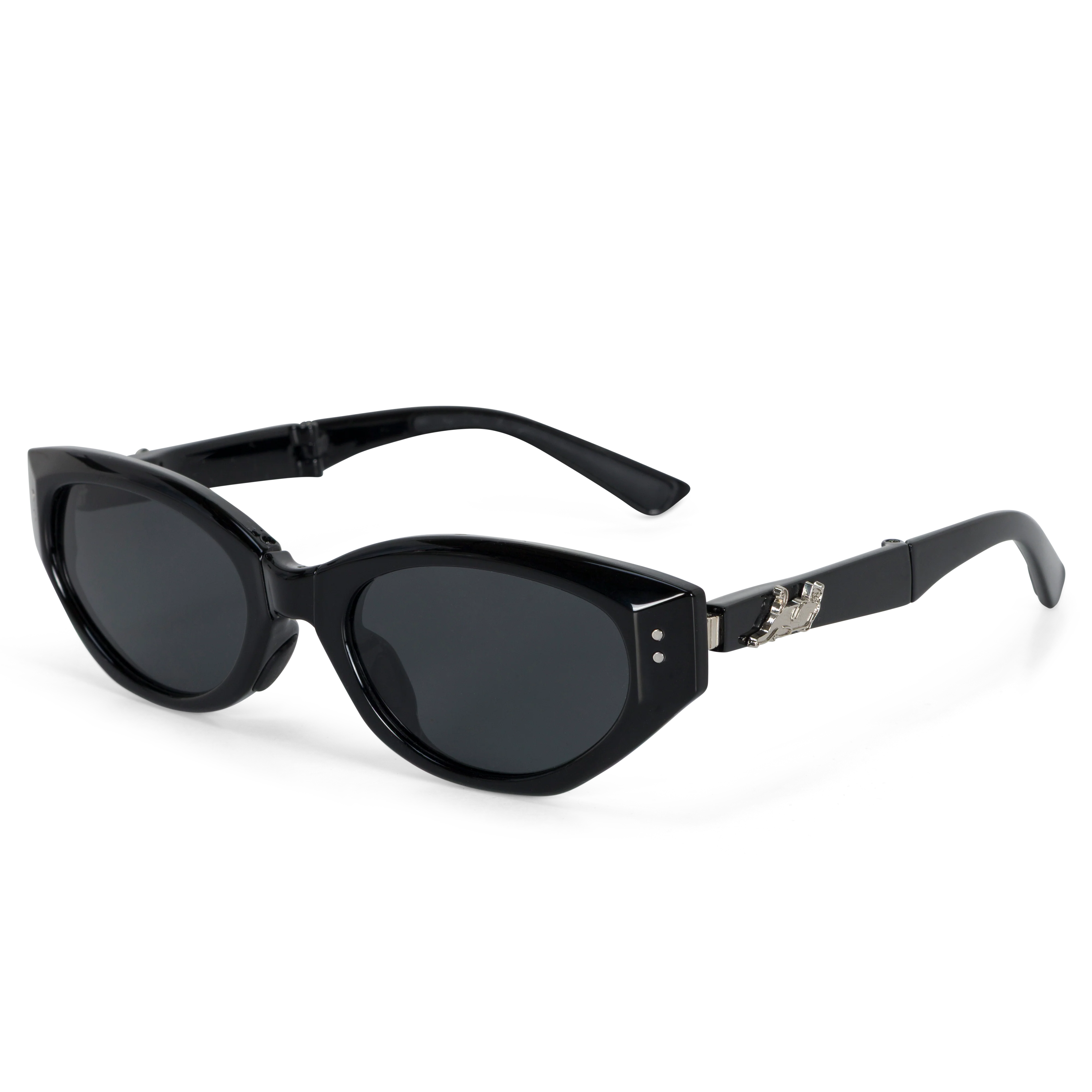 Image of Castanza Folding Sunglasses (Black)