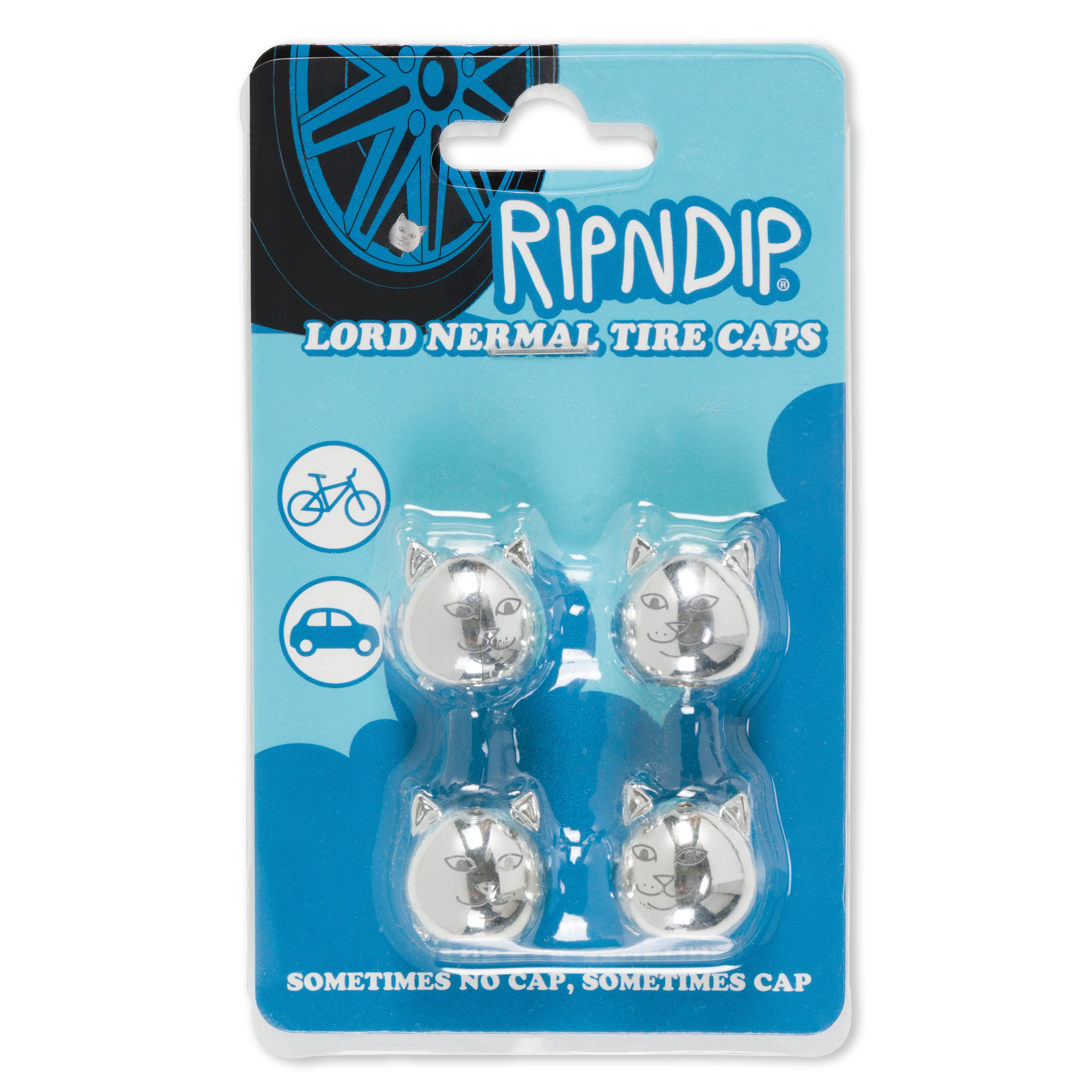 Image of Lord Nermal Tire Caps (Silver)