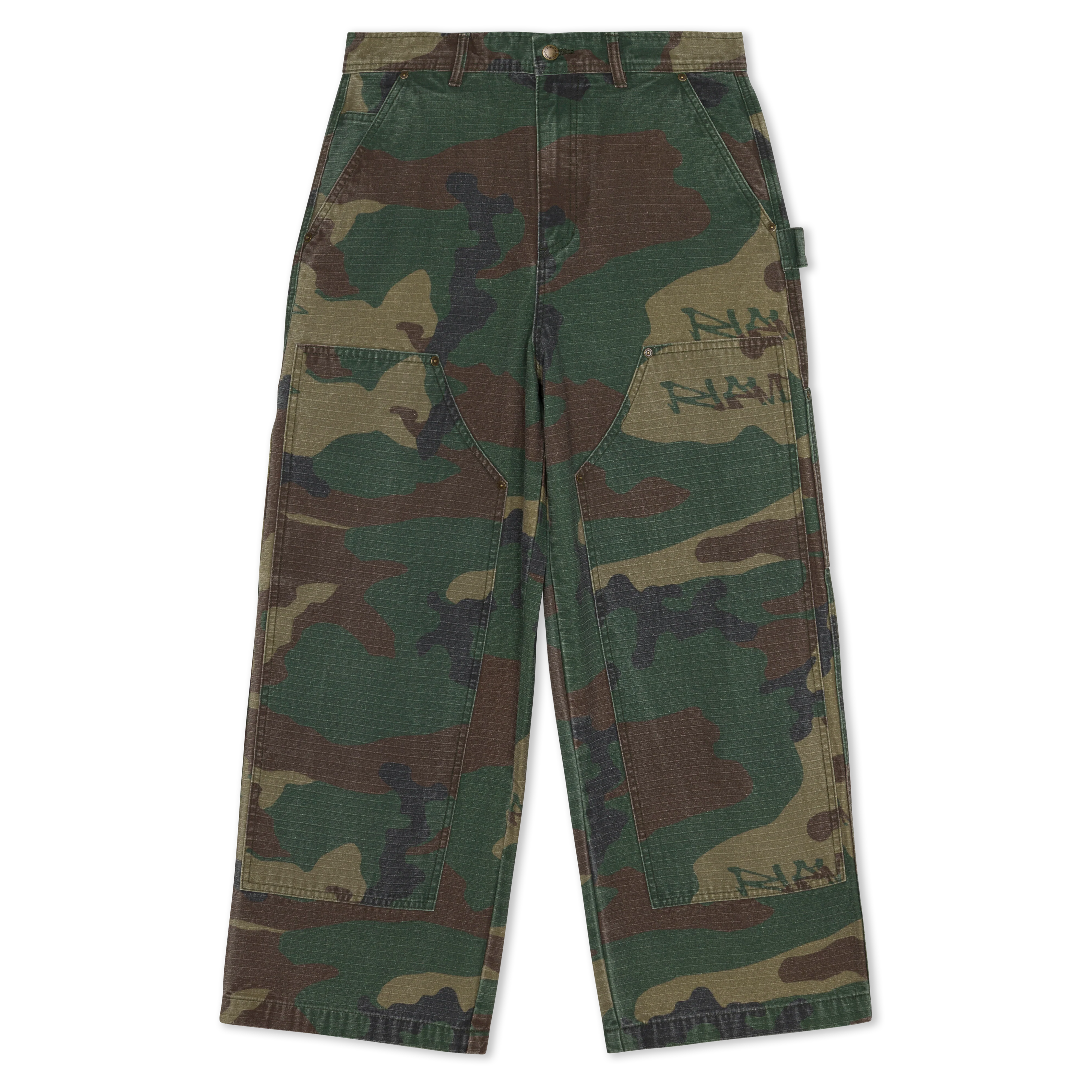Image of Claws Camo Extra Wide Fit Carpenter Pants (Multi)