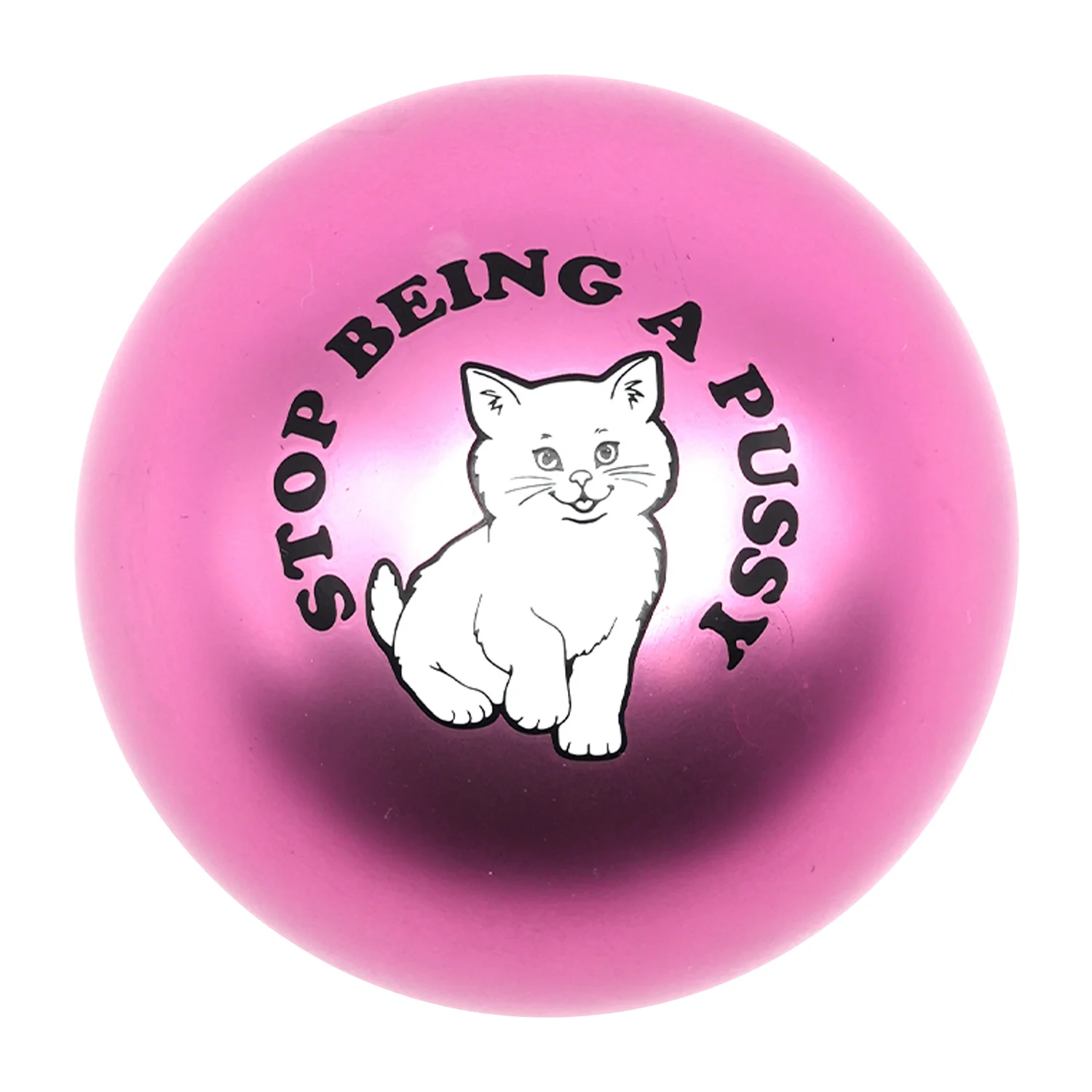 Image of Ripndip x NRG Stop Being A Pussy Shift Knob (Black / Pink)