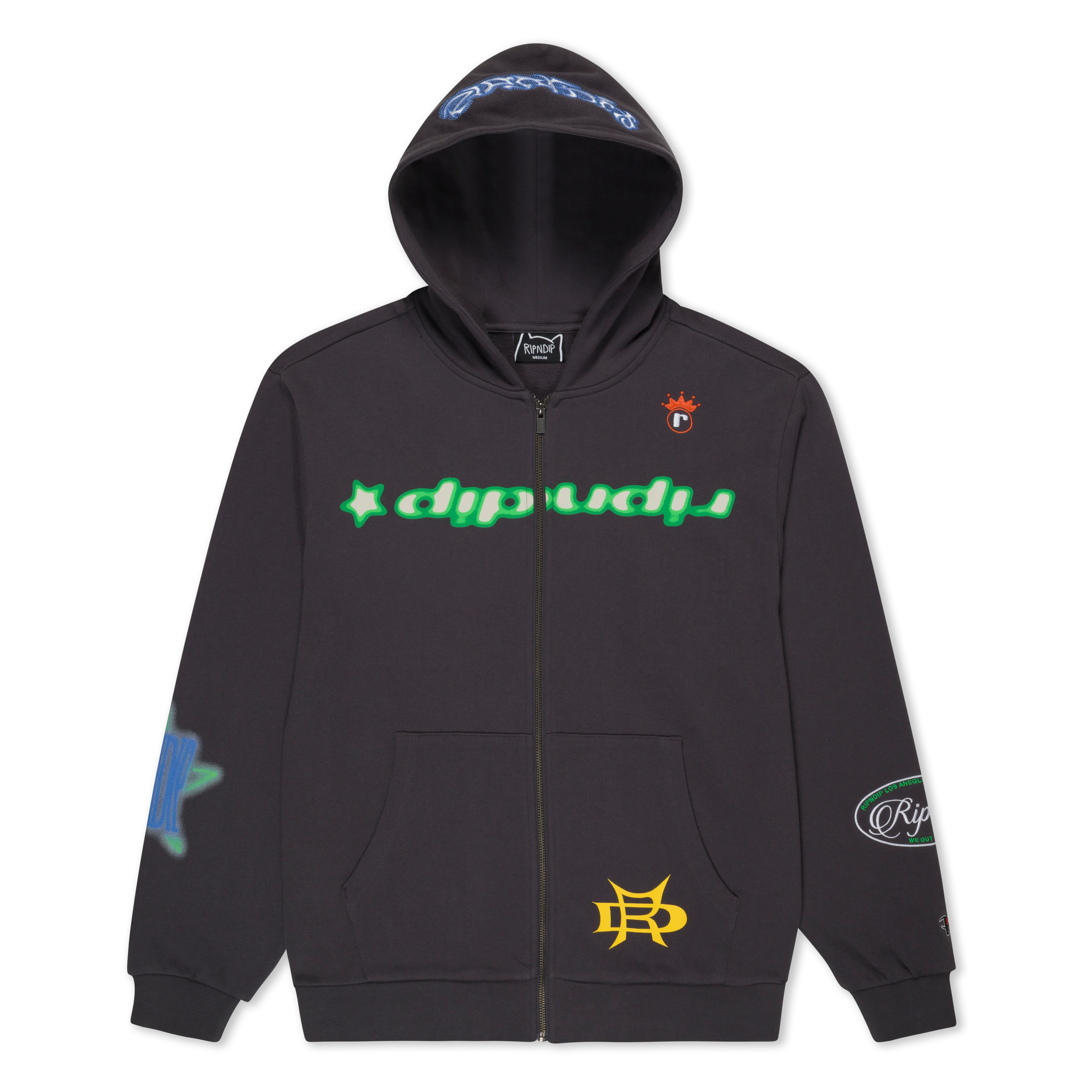 Image of Allure Zip Hoodie (Black)