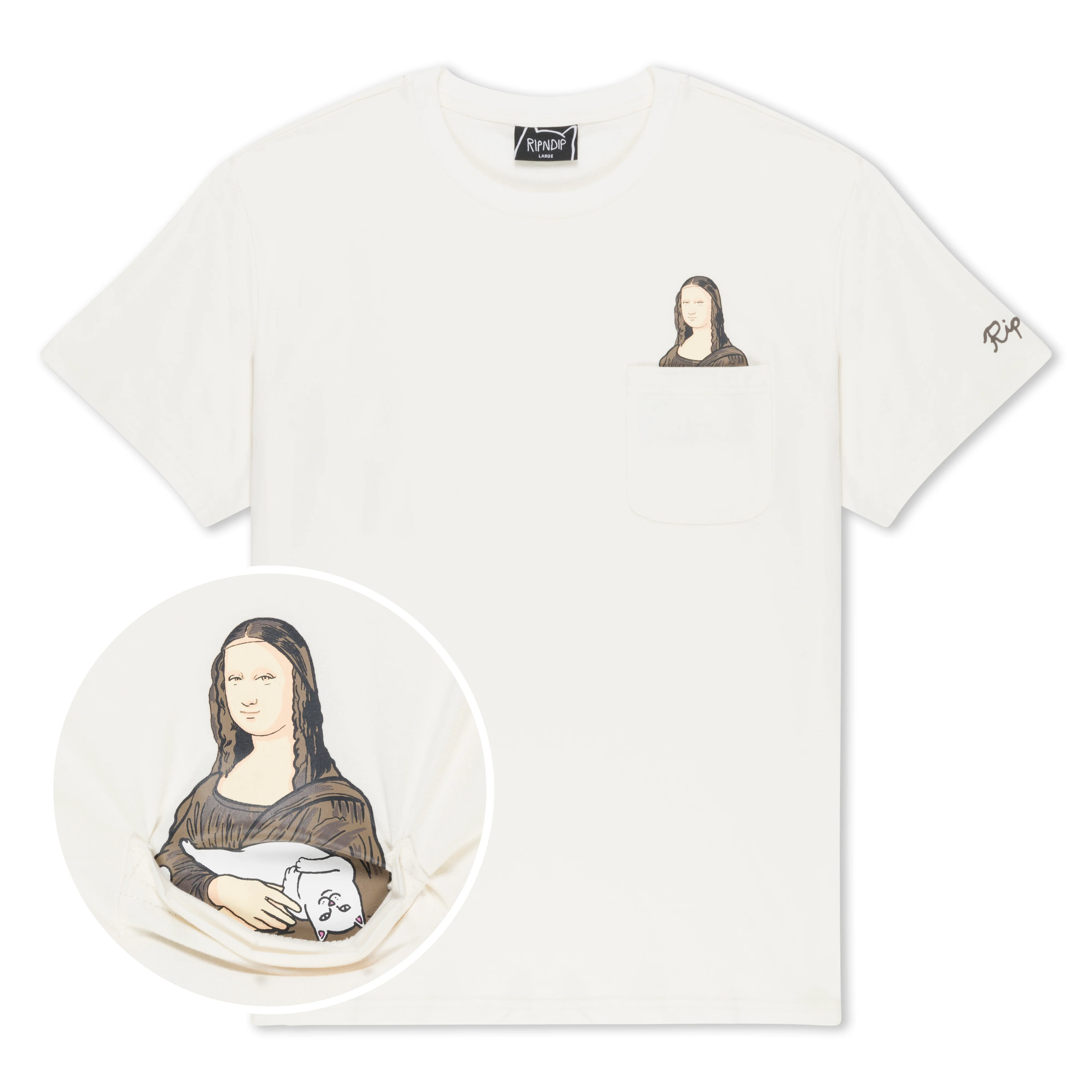 Image of Nermalisa Pocket Tee (Bone)