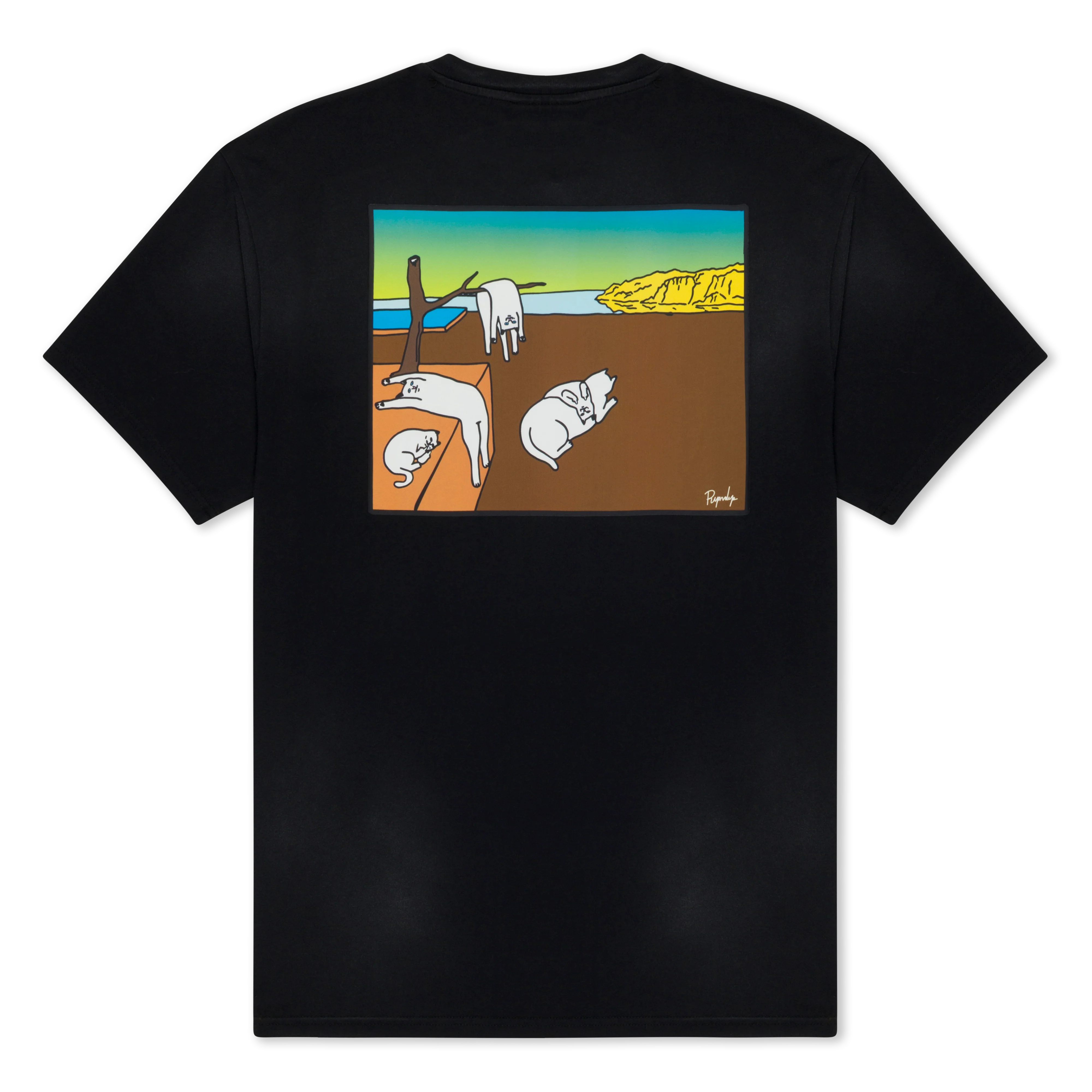 Image of Nermali Tee (Black Vintage Wash)
