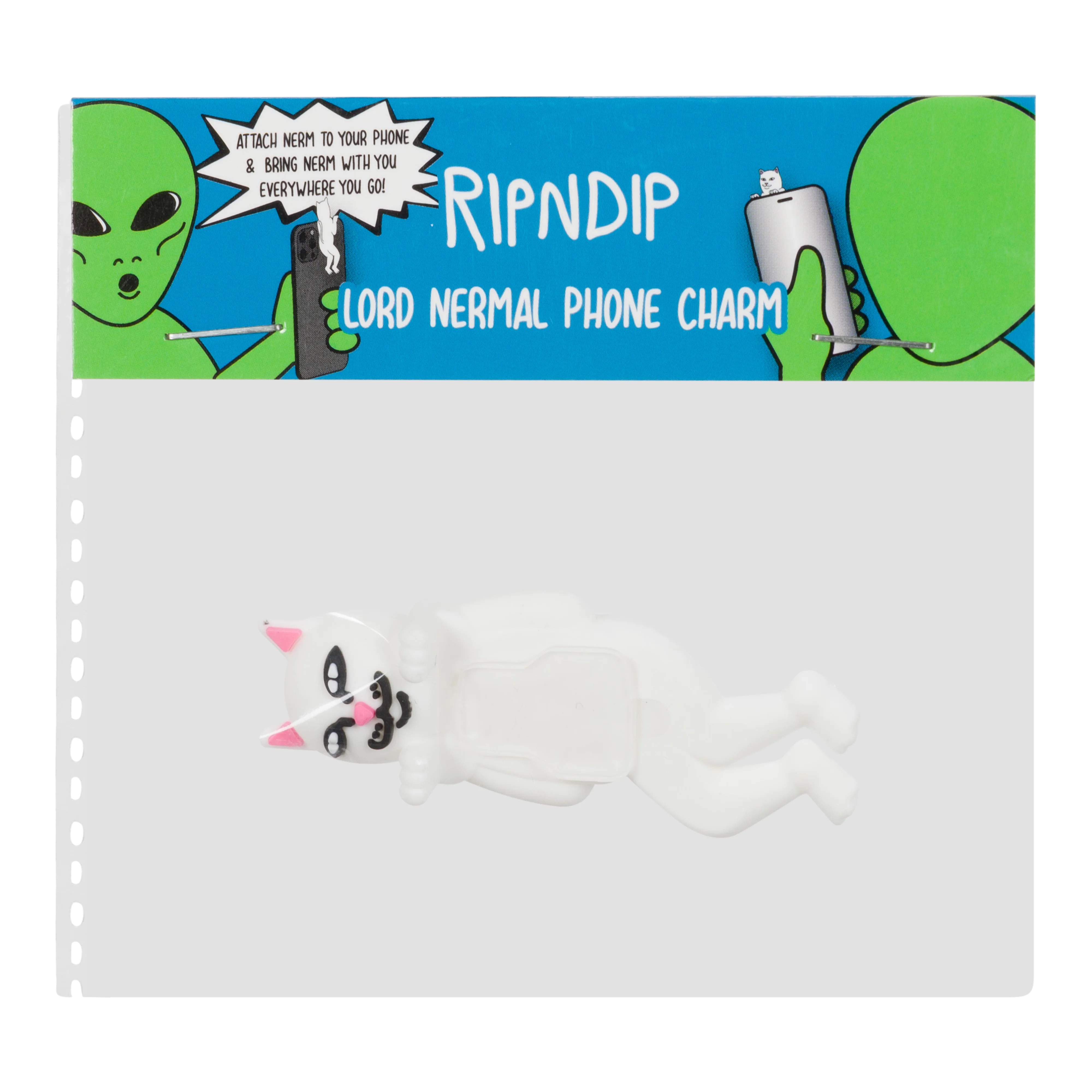 Image of Lord Nermal Phone Charm (White)