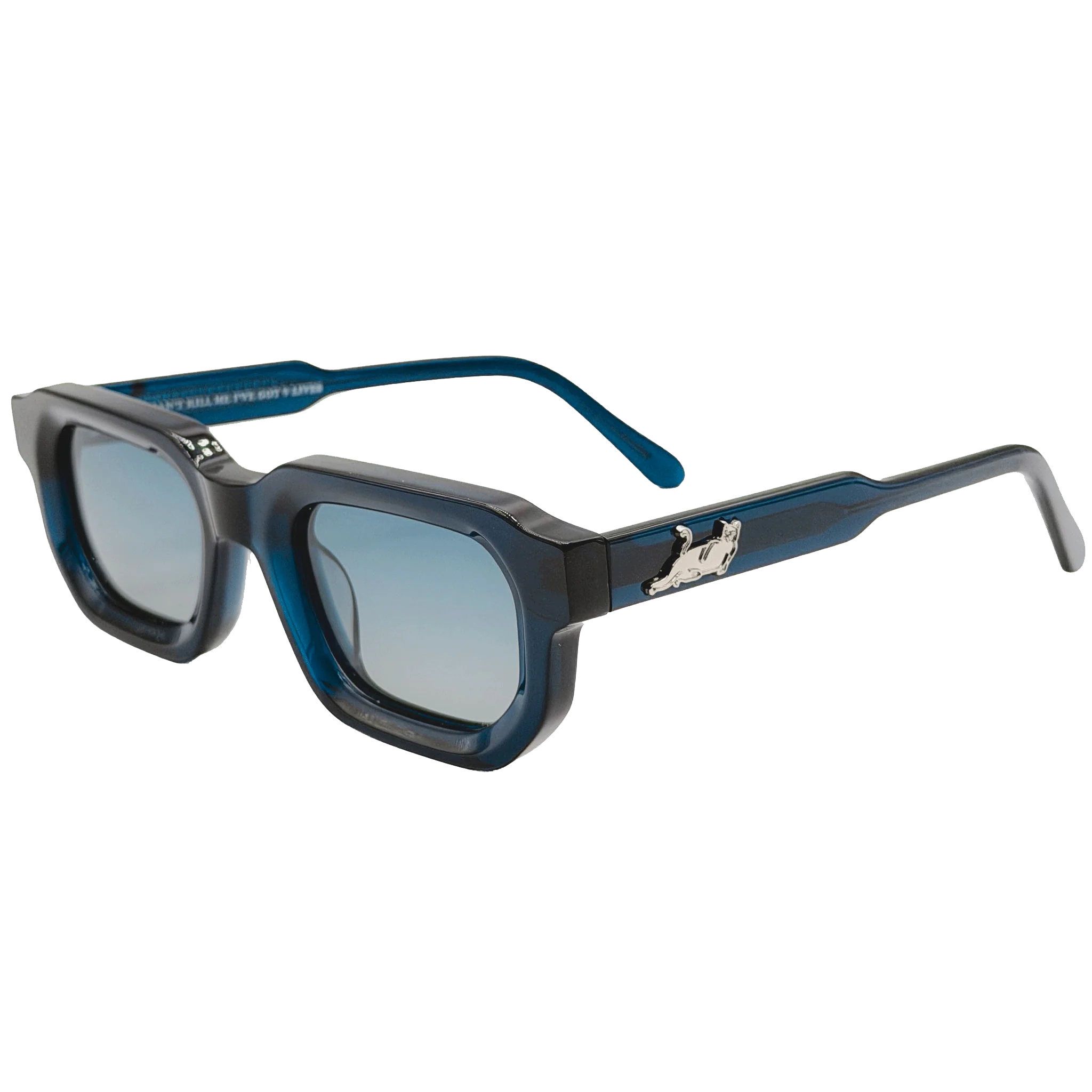 Image of Castanza Sunglasses (Navy / Light Blue)