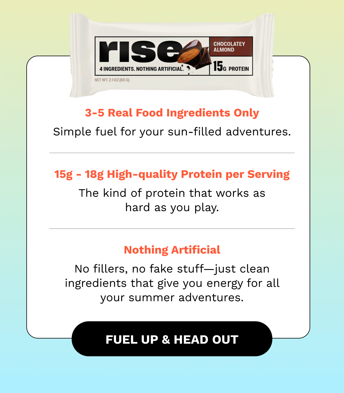 FUEL UP & HEAD OUT