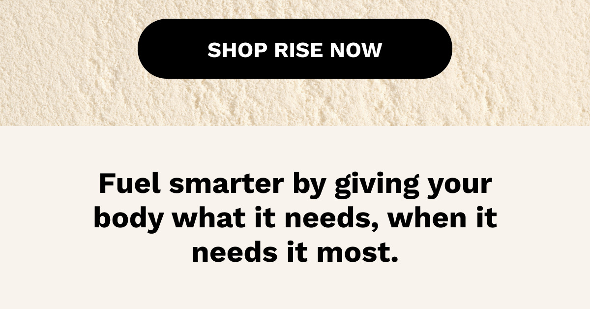 Fuel smarter by giving your body what it needs, when it needs it most.