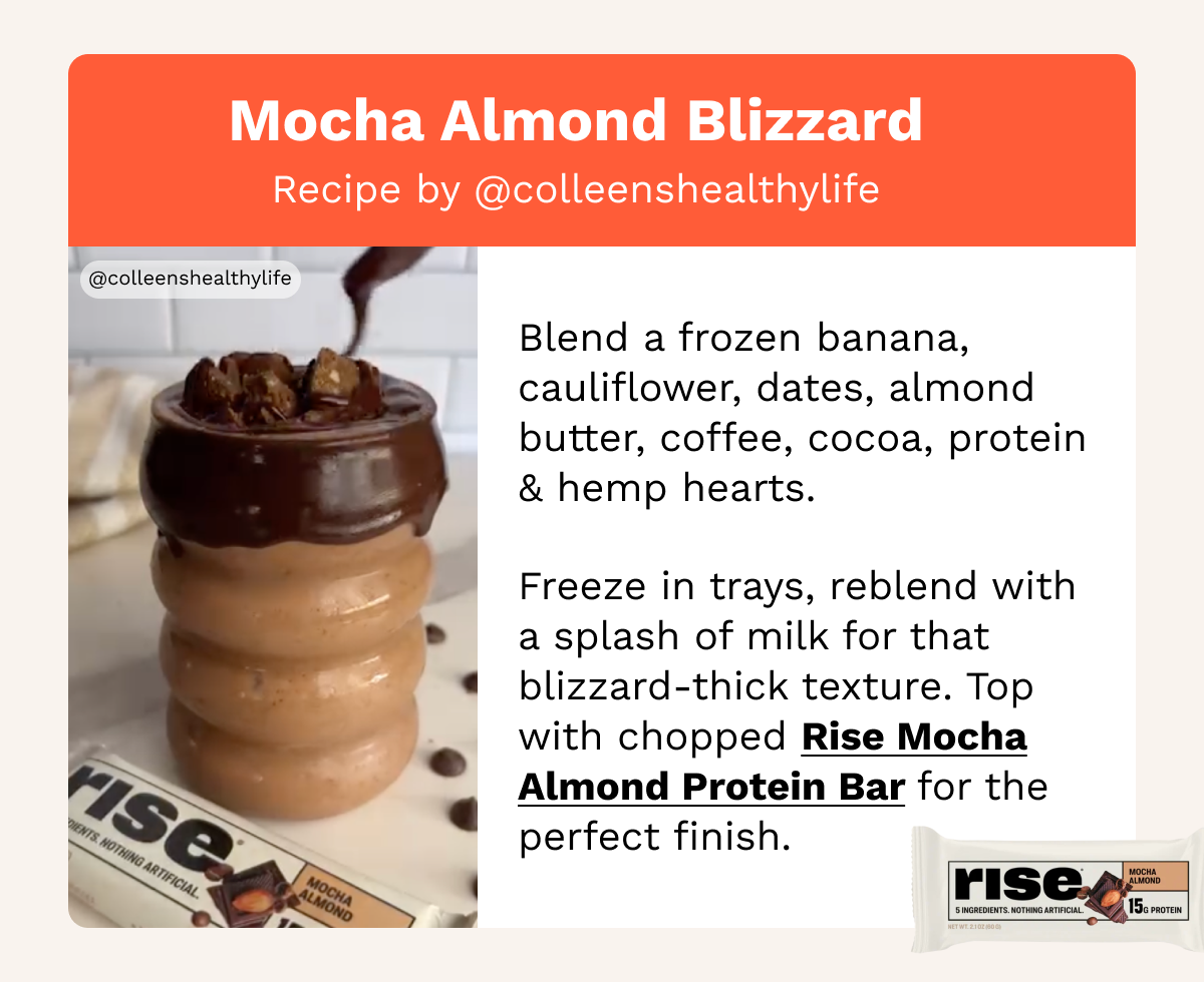 Mocha Almond Blizzard