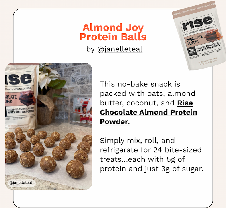 Almond Joy Protein Balls by @janelleteal