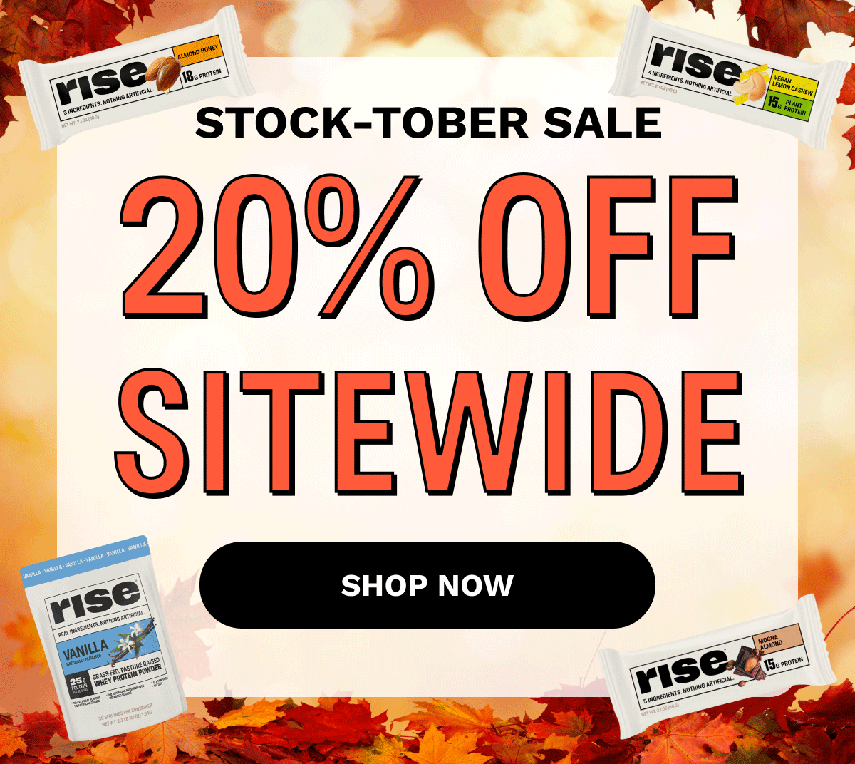 20% OFF SITEWIDE