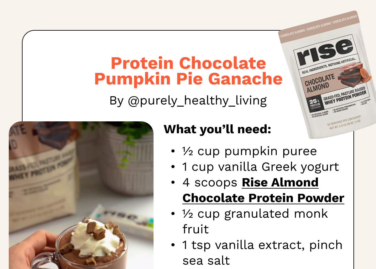 Rise Almond Chocolate Protein Powder