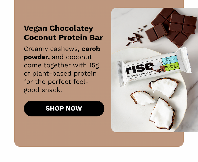 Vegan Chocolatey Coconut Protein Bar