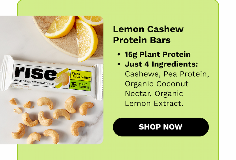 Lemon Cashew Protein Bars