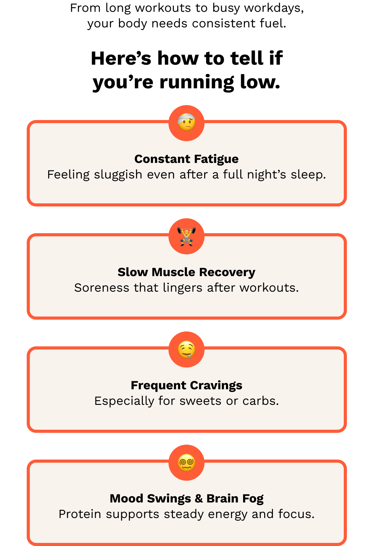 Here’s how to tell if you’re running low.