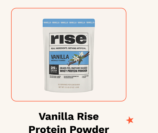 Vanilla Rise Protein Powder