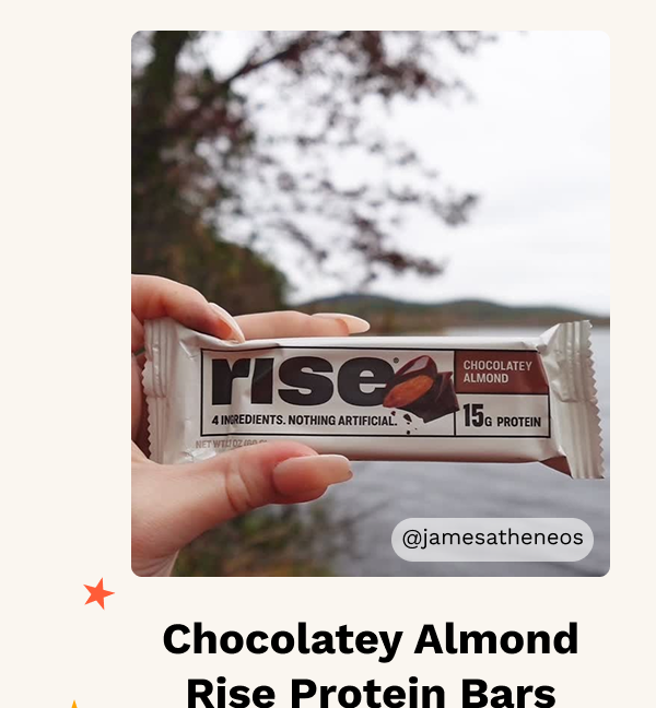 Chocolatey Almond Rise Protein Bars