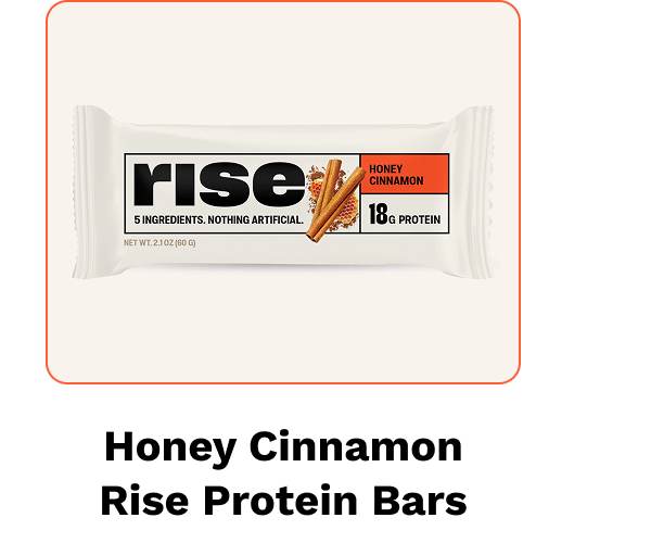 Honey Cinnamon Rise Protein Bars
