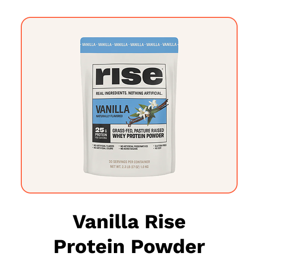 Vanilla Rise Protein Powder