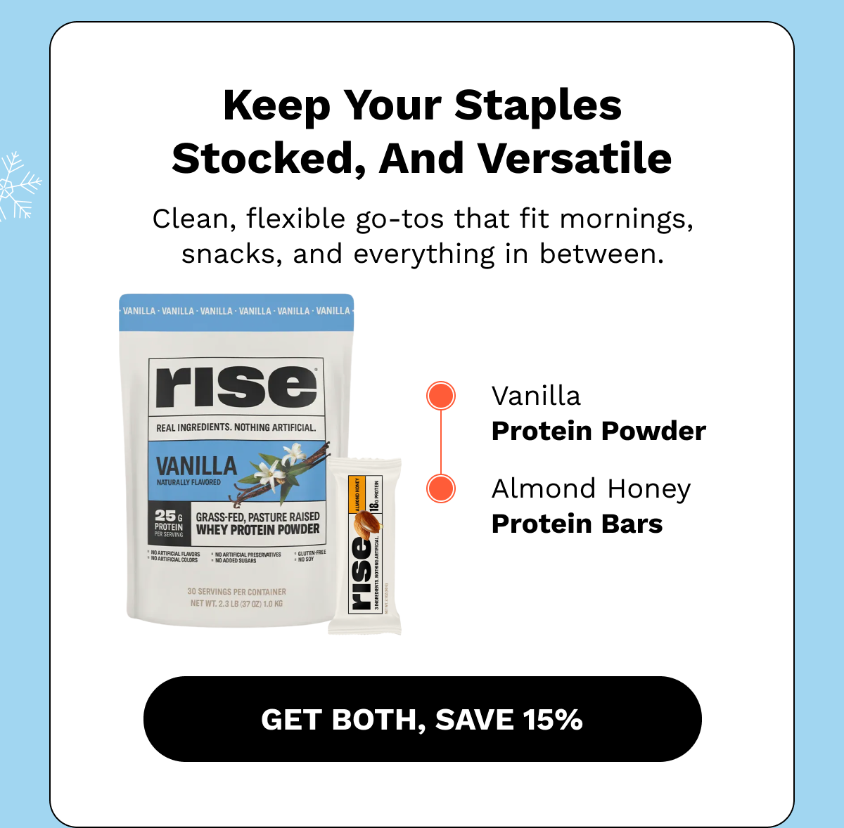 Keep Your Staples Stocked, And Versatile