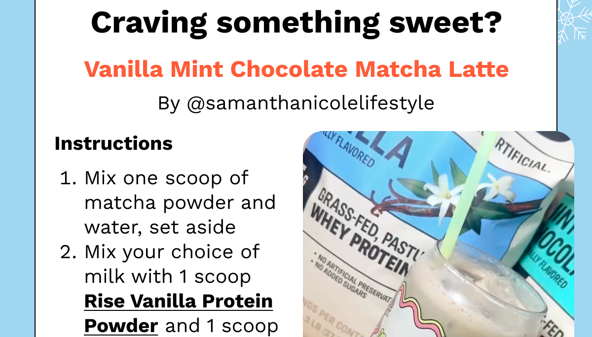 Rise Vanilla Protein Powder