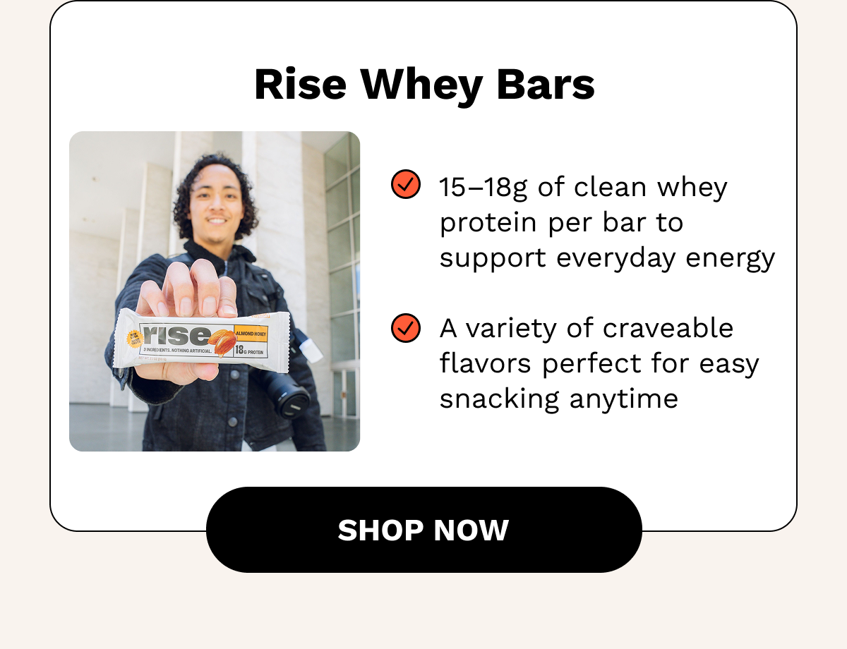 Rise Whey Bars