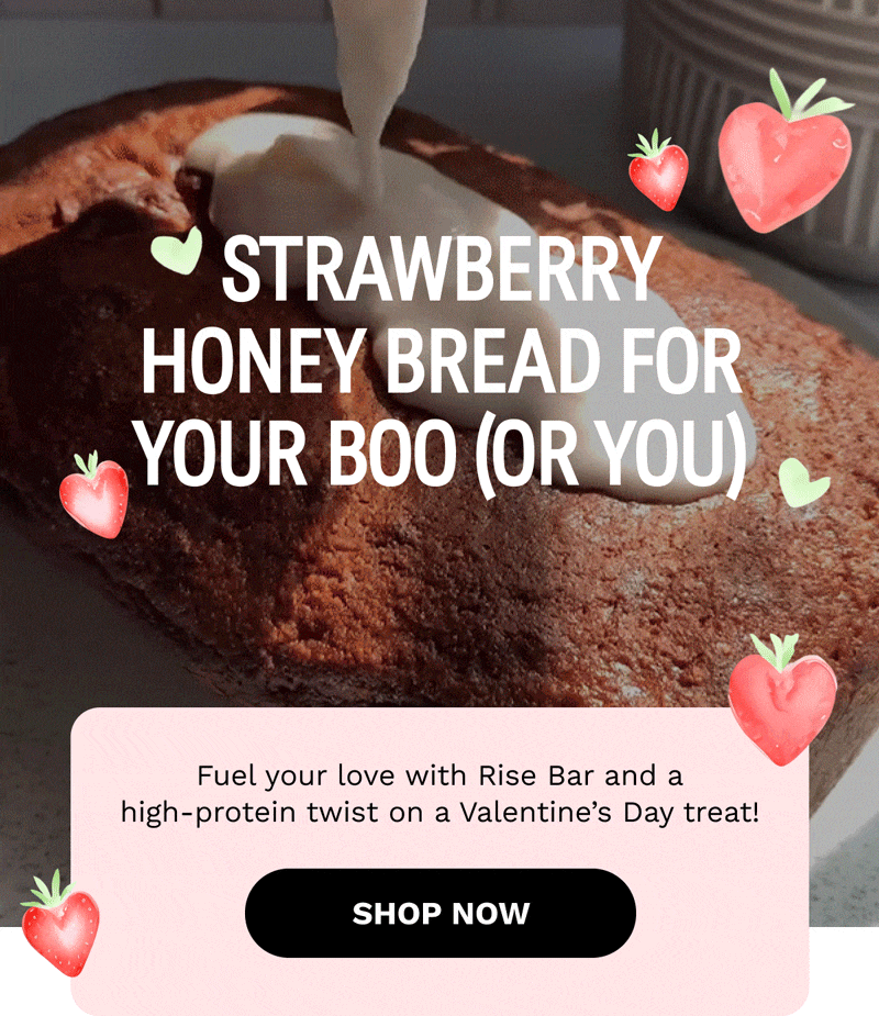 Strawberry Honey Bread For Your Boo (Or You!). SHOP NOW 