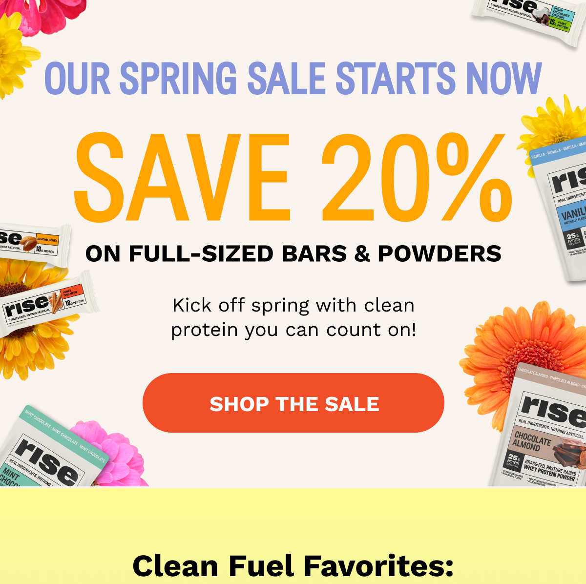 Our Spring Sale Starts Now