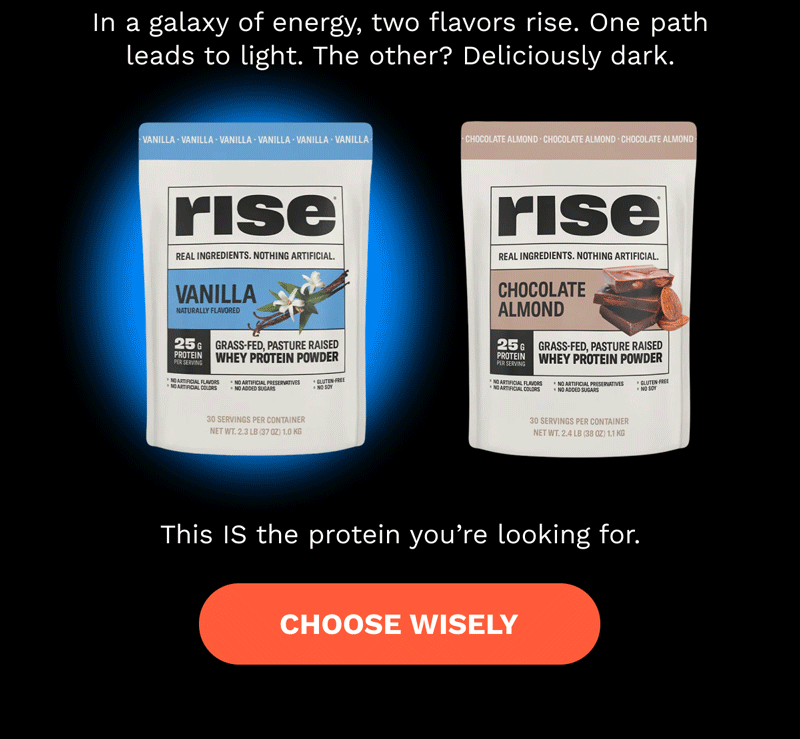 Light or dark? The choice is yours. This IS the protein you're looking for. CHOOSE WISELY