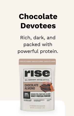 Chocolate Devotees. Rich, dark, and packed with powerful protein.