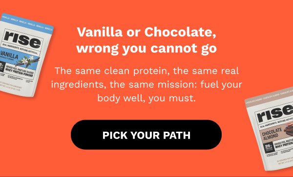 Vanilla or Chocolate, wrong you cannot go. PICK YOUR PATH 