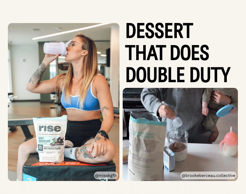 Dessert that does double duty