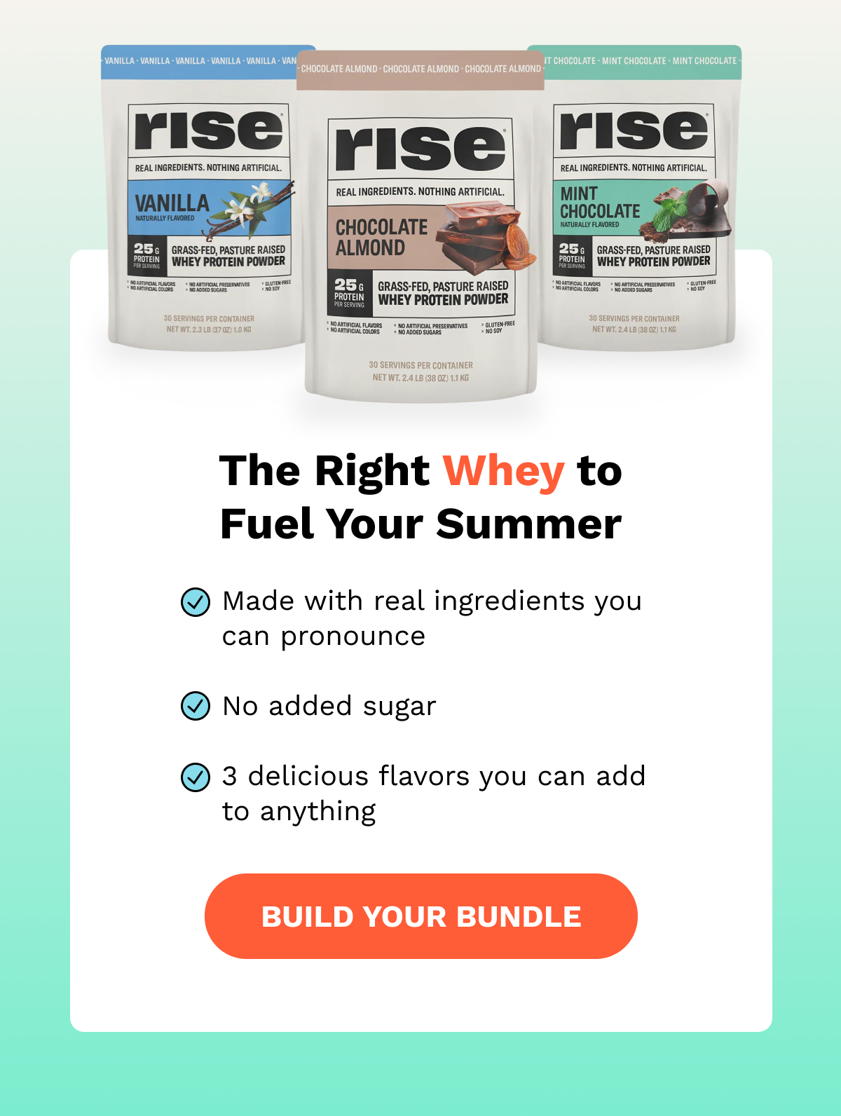 The Right Whey to Fuel Your Summer