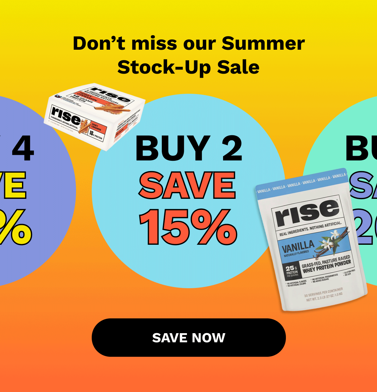 Don't miss our Summer Stock-Up Sale