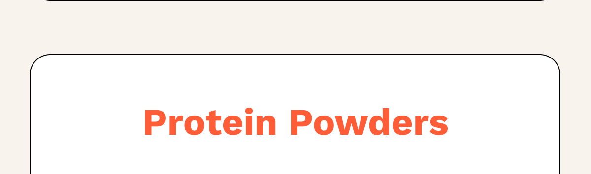 Protein Powders