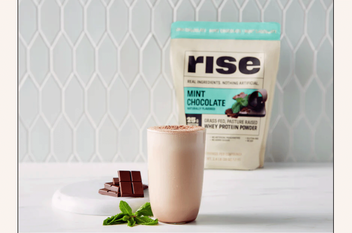 High-quality, clean ingredients that blend into anything. 25g grass-fed, pasture-raised whey protein Perfect for smoothies, oats, yogurt, or recipes.