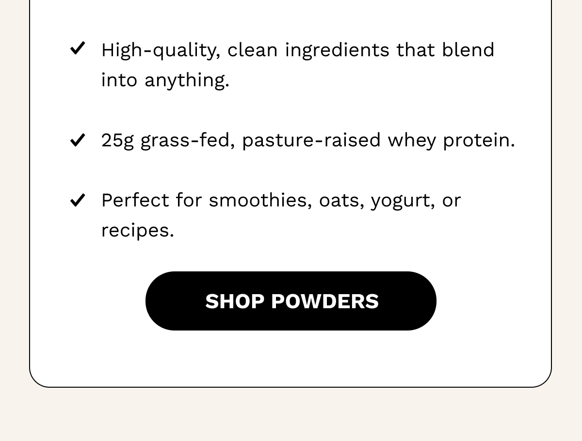 SHOP POWDERS