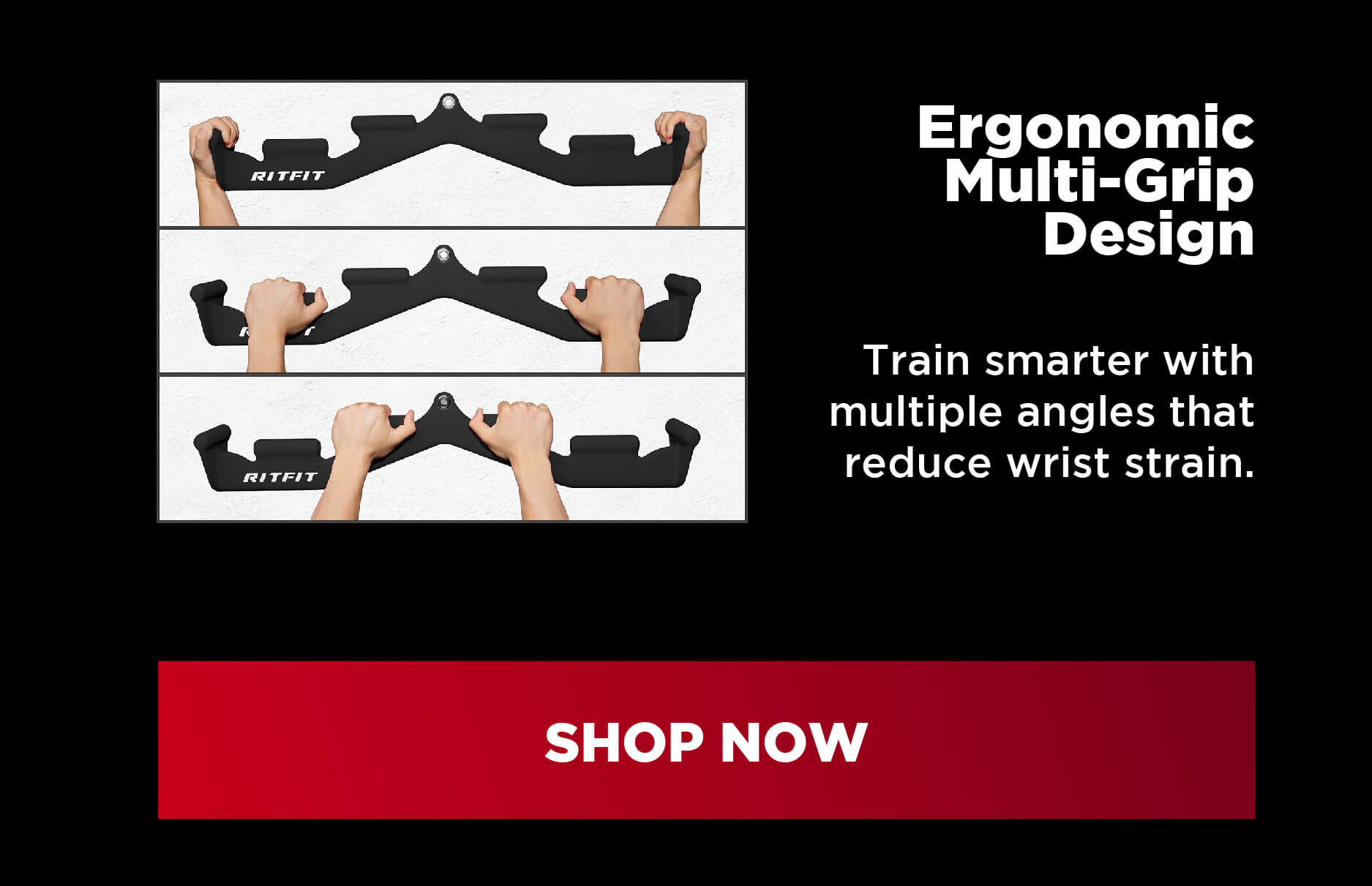 RitFit All-in-one Multi-Grip LAT Pull Down Bar