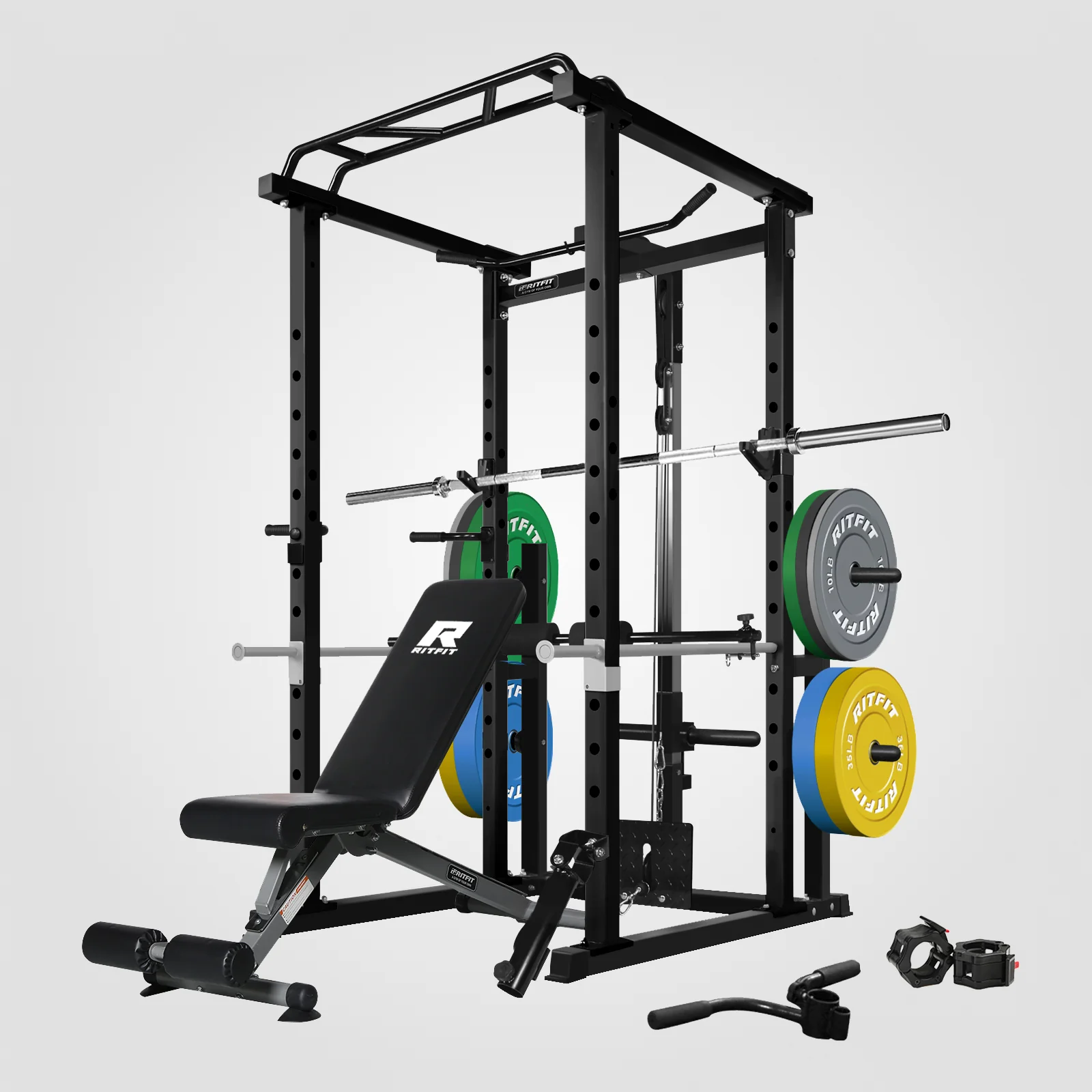 Image of RitFit PPC02 Power Cage Home Gym Package