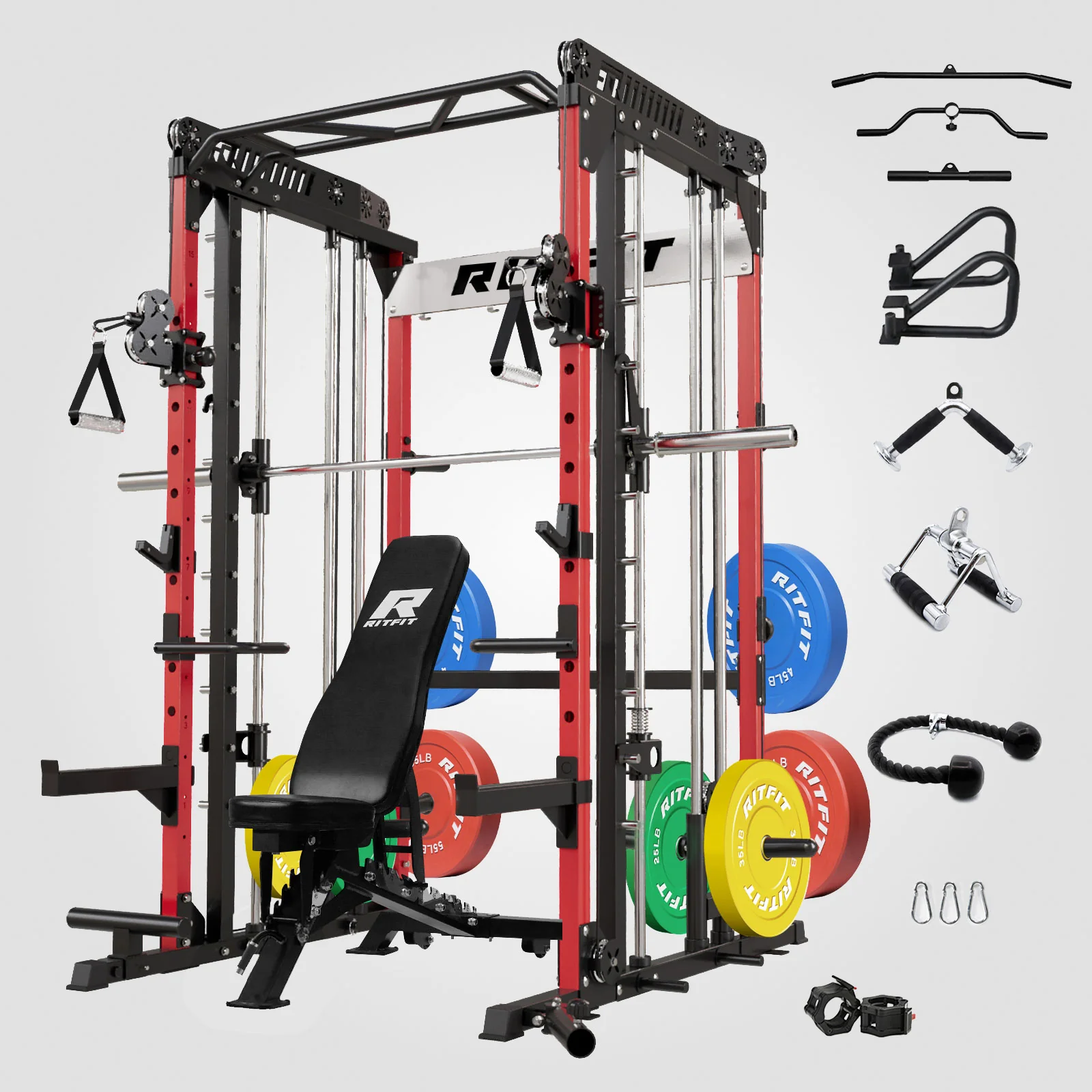Image of RitFit M1 PRO Smith Machine Home Gym Package Comprehensive All-In-One Workout System