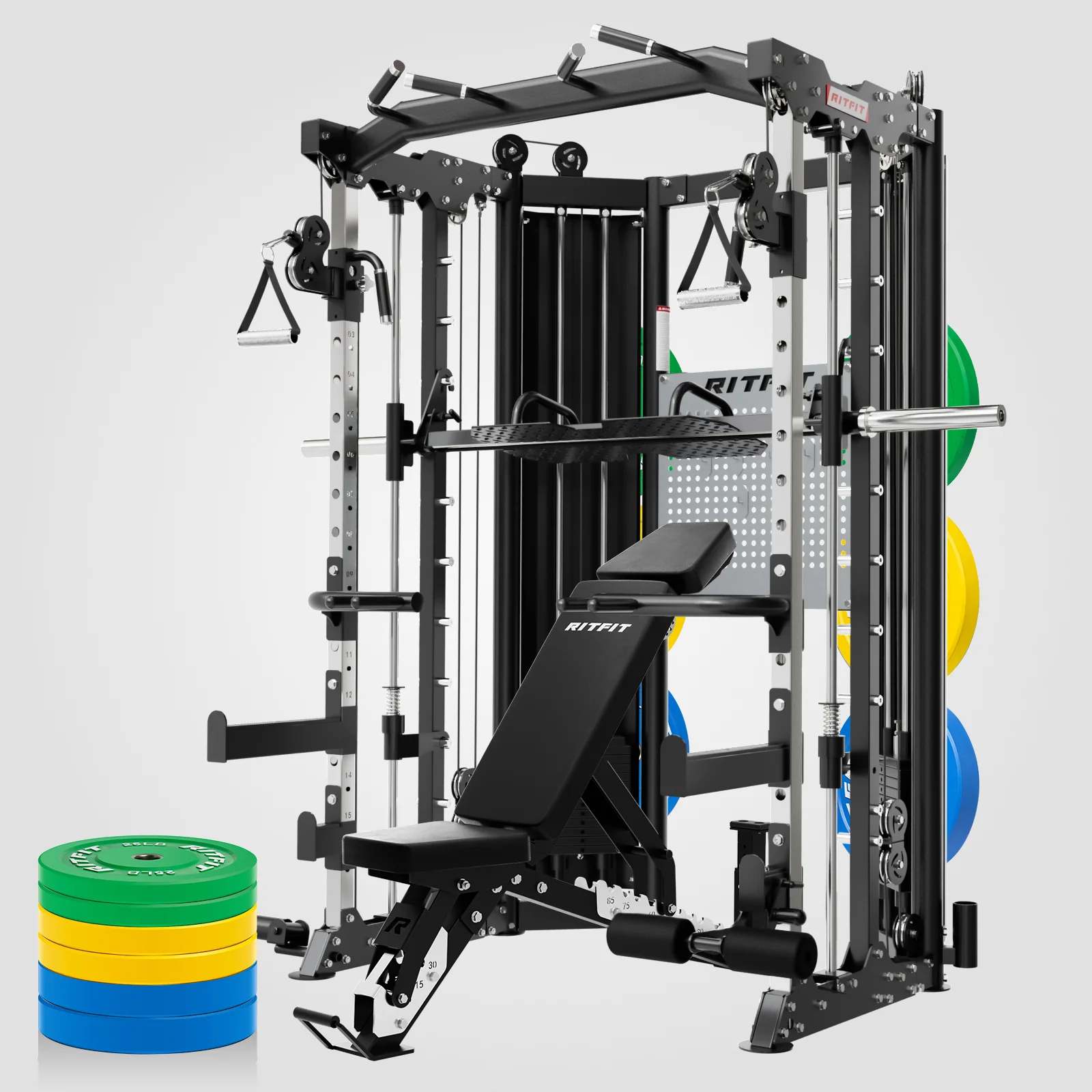 Image of RitFit BPC06 All-In-One Smith Machine Home Gym Package
