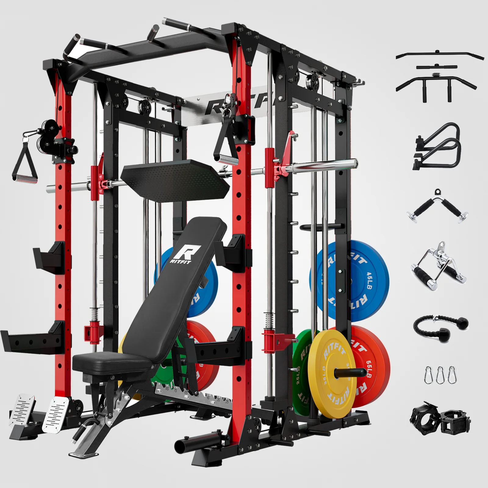 Image of RitFit BUFFALO Smith Machine Home Gym Package