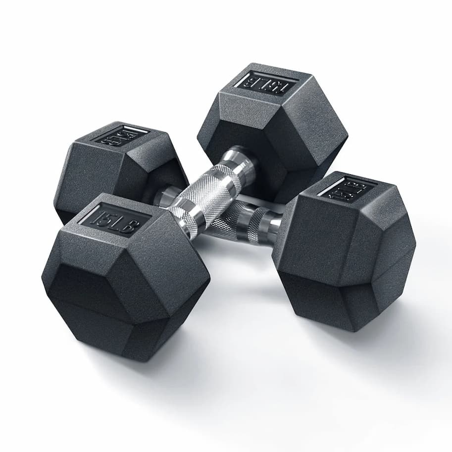 Rubber Hex Dumbbell Sets