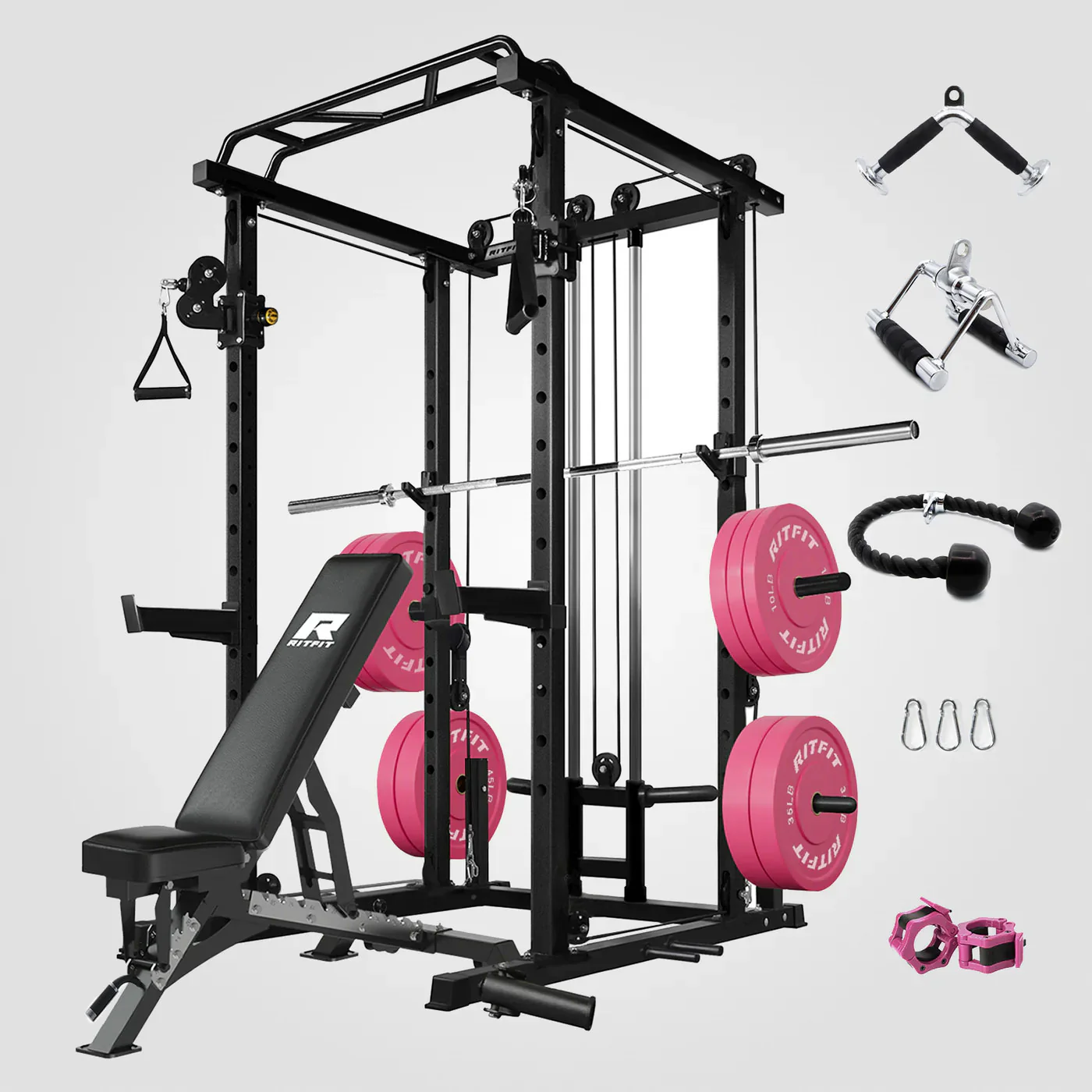 Image of RitFit P6 All-In-One Pink Home Gym Package